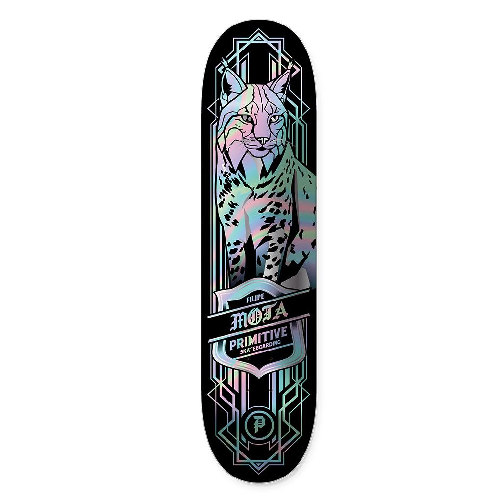 Primitive Mota Lynx Spectra Skateboard Deck - 8.25″ Black