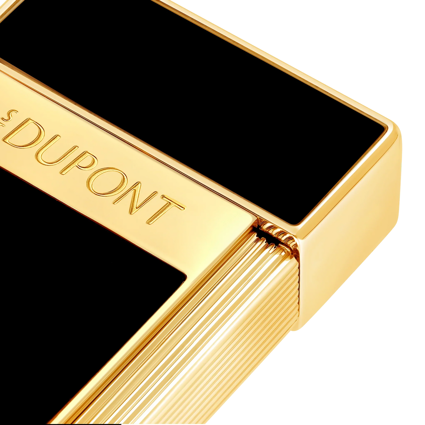 S.T. DUPONT Biggy Golden Black Lighter/Briquet 025222