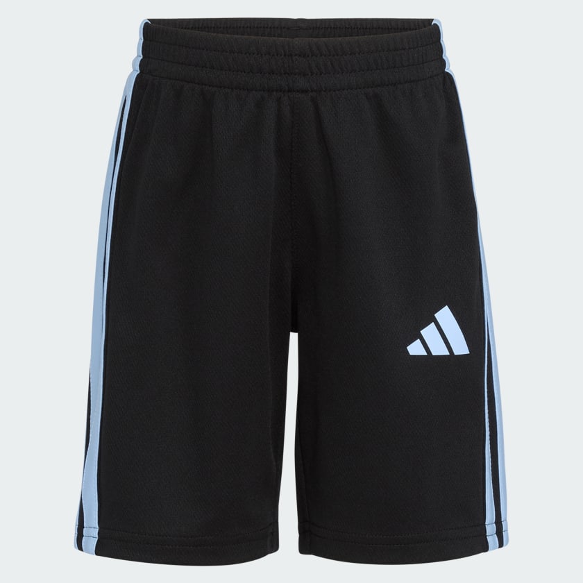 Kids' adidas Two-Piece Short Sleeve Graphic Cotton Tee and 3-Stripes Shorts Set