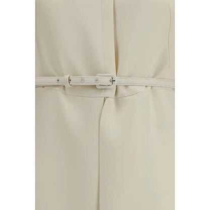 Fendi Beige Wool Oves Aries Casual Dress