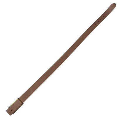 Fendi FF Leather Belt Buckle Black