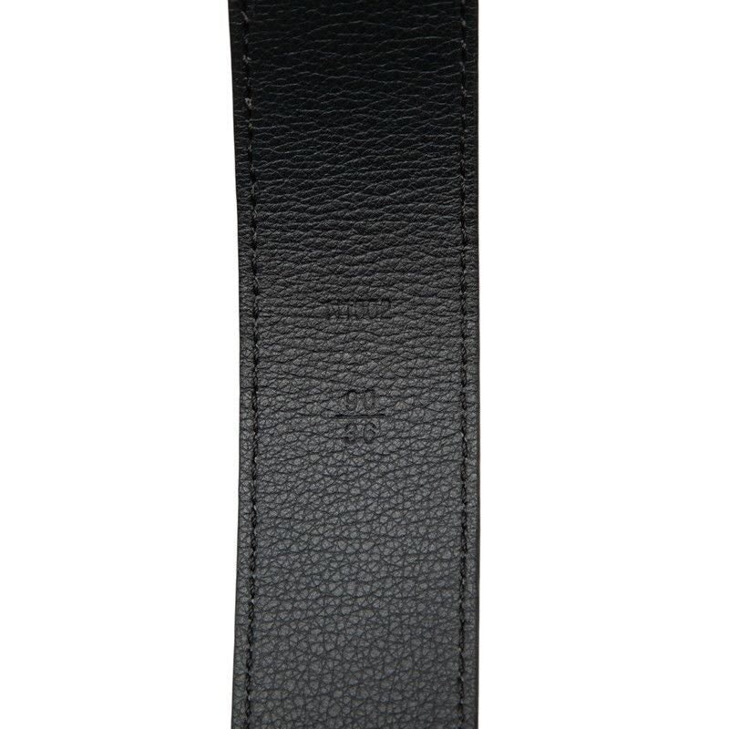 Louis Vuitton Ceinture LV Belt 90 36 Black Leather