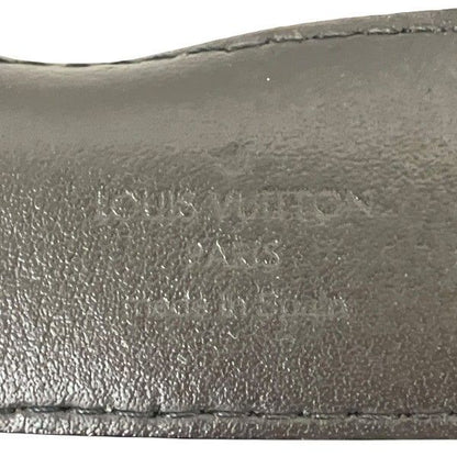 Louis Vuitton Ceinture Pont Neuf Black Silver Belt