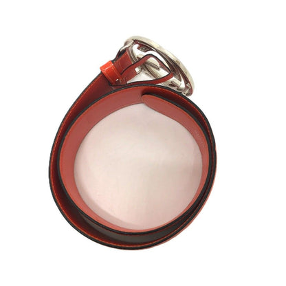 Gucci Belt GG Logo 032 194 Leather Orange