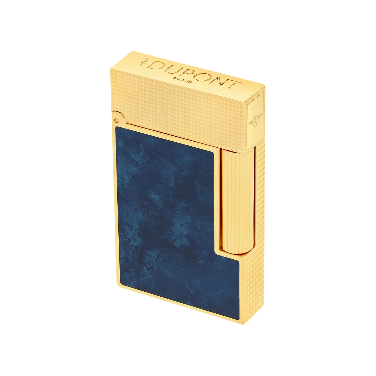 S.T. Dupont Ligne 2 Cling Popote Blue Lacquered Savoir-Faire Lighter/Briquet C16017CL