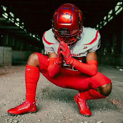 Phenom Elite Quantum Speed 2.0 Football Cleats - Red