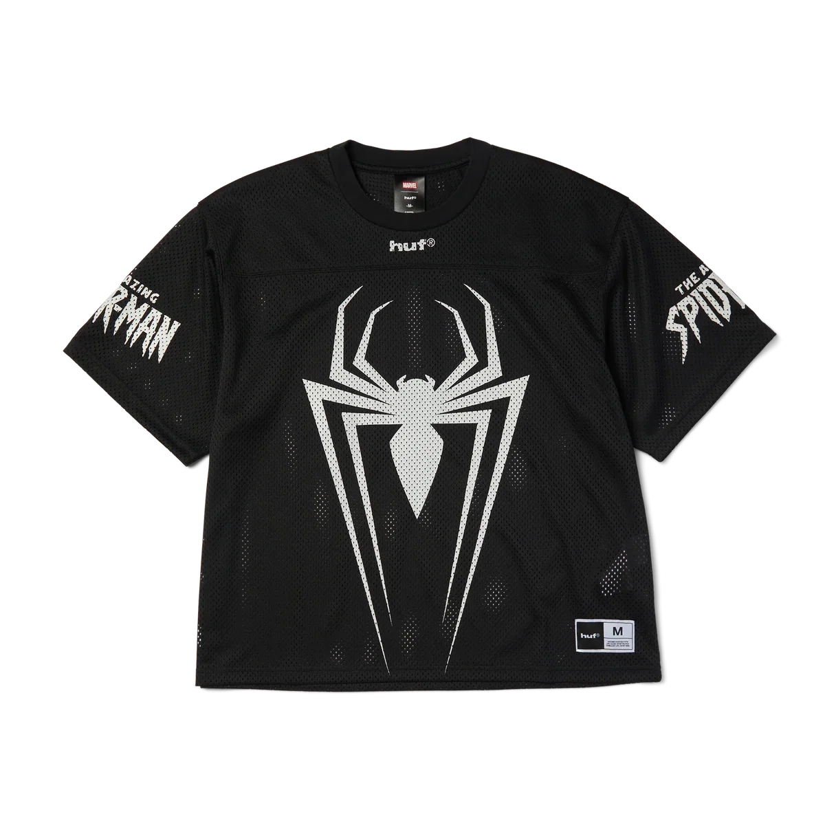 Huf X Spider-Man Football Jersey - Black