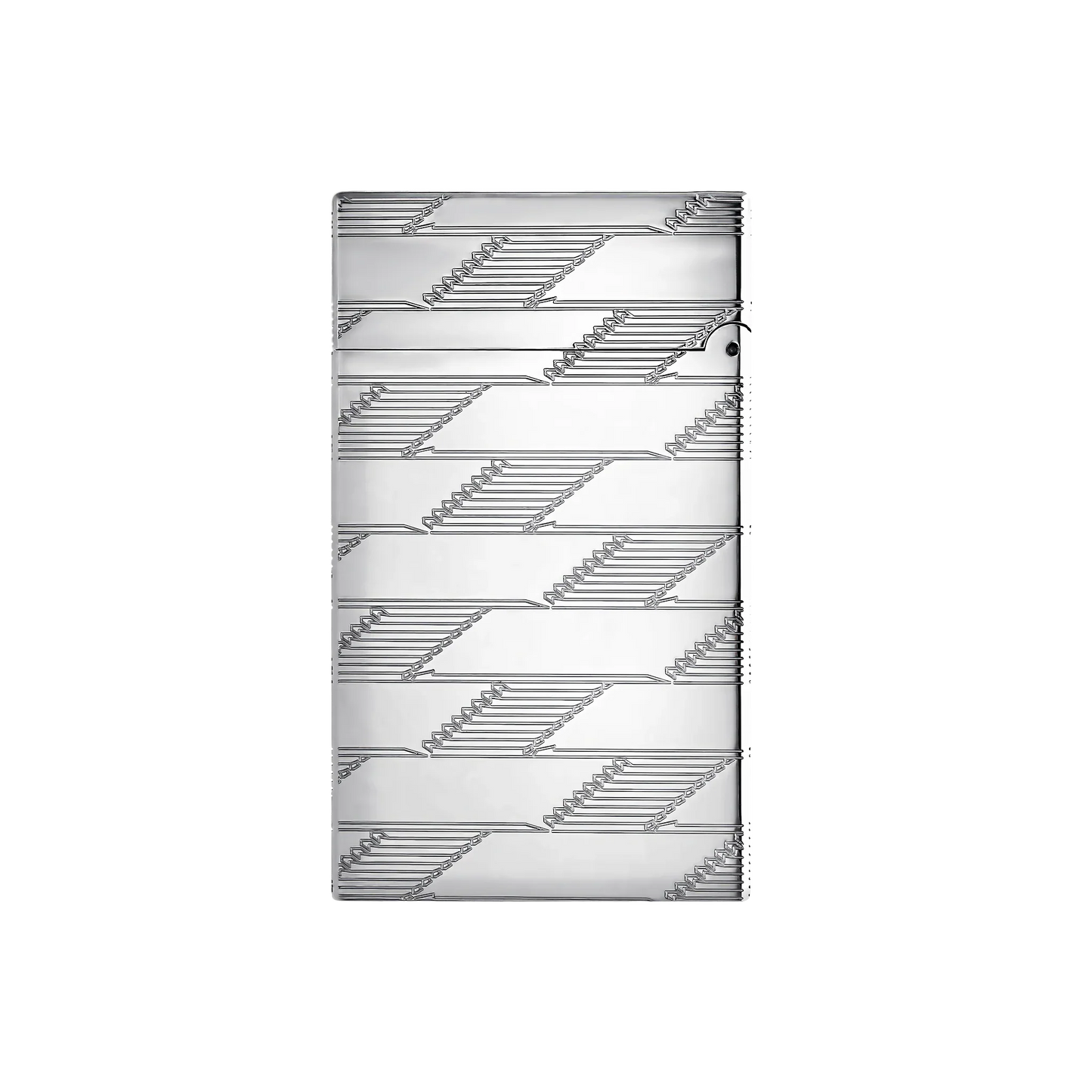 S.T. Dupont Le Grand Guilloche Monogram 1872 Palladium Lighter/Briquet C23180