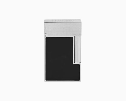 S.T. DUPONT Ligne 2 Microdiamond Head Platinum Lighter/Briquet C16602